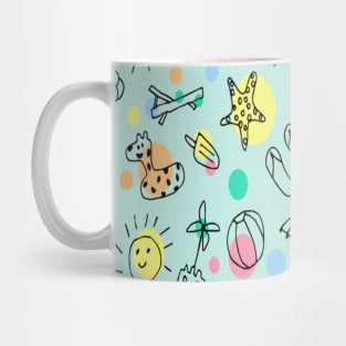 Summer Beach Design Mug